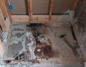 Water-Damaged Shower
