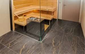 Tiling a Sauna