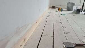 Checking a floor for deflection